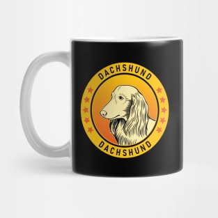 Longhaired Dachshund Dog Portrait Mug